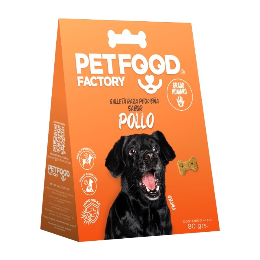 Galletas horneadas para perros de razas pequeñas sabor pollo, , large image number null